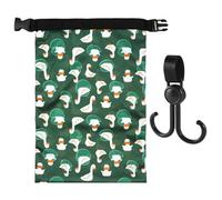 1 Bolsa Para Guardar Pañales Con Patrón De Pato Y 1 Gancho Para Cochecito, Bolsa De Almacenamiento Impermeable, Bolsa De Almacenamiento De Gran Capacidad, Bolsa De Almacenamiento Portátil