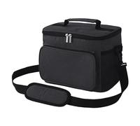 1 bolso de hombro, bolsa de almuerzo aislada, bolsa térmica para el almuerzo, bolsa refrigeradora para bebidas, correa de hombro ajustable, bolsa de almuerzo, bolsa de almuerzo impermeable, gran