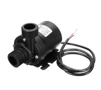 1 bomba de agua de sobrealimentación pequeña con conector rápido para motor de 12 V y 24 V, refrigeración por agua de roca y acuario, bajo ruido, 12 CC Quick)