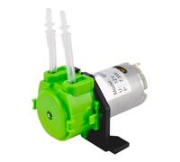 1 bomba dosificadora, bomba peristáltica, cabezal de bomba pequeño de 12 V/24 V.(Green,24V)