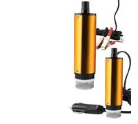 1 bomba eléctrica sumergible de aleación de aluminio para transferencia de gasóleo/aceite/agua/combustible, con interruptor con encendedor (51 mm, 24 V)