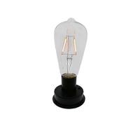 1 bombilla LED solar de filamento de tungsteno, 2800 K, sensores de luz automáticos, compatible con