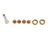 1 Boquilla 2C 3C 2B 3B para Trompeta LatóN Chapado en un Adaptador T MultipropóSito Boquilla Profesional de Laca Dorada