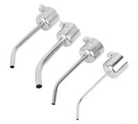 1 boquilla curvada para estación de aire caliente serie 850, boquilla de acero inoxidable de 45 grados para mejorar la calefacción (5 mm)