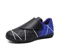 1-Botas de Fútbol Ligeras para Niños con Cierre de Diseño Caña para Entrenamiento Deportivo y Competición TF (Black1, 7-8 Years)