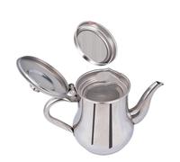 1 bote de aceite acero inoxidable con filtro for el hogar, tapa, for separar residuos salsa soja(48OZ)