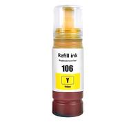 1 Botella de Tinta Amarilla Go Inks de 70 ml para sustituir a Las impresoras EcoTank compatibles con Epson