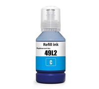 1 Botella de Tinta Cian Go Inks para reemplazar a Las impresoras EcoTank compatibles con T49H o no OEM
