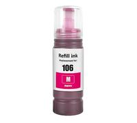 1 Botella de Tinta Magenta Go Inks de 70 ml para reemplazar a impresoras EcoTank compatibles con Epson