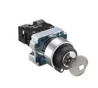 1 Botón Interruptor Autoreinicio Parada de Emergencia Perilla 22mm Arranque con Llave Movimiento Progresivo XB2-BG21 XB2-BA31 XB2-BS54(XB2-BG21)