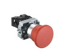 1 Botón Interruptor Autoreinicio Parada de Emergencia Perilla 22mm Arranque con Llave Movimiento Progresivo XB2-BG21 XB2-BA31 XB2-BS54(XB2-BC42)