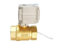 1" Brass Motor Operated Valve BSP/NPT Metal Gears, DC12V / DC24V 2/3/5/7 Wires DN25 Electric Motorized Ball Valve(NPT THREAD_DC24V_CR501)