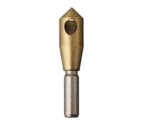 1 broca avellanadora para biselar y desbarbar superficies de metal, madera, plástico con tamaños de vástago 6/8/10/12 mm (2-5)