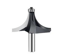 1 broca de fresado de carburo de tungsteno for redondear esquinas con vástago de 12 mm y rodamiento. Herramientas for trabajar la madera.(12x63.5mm)