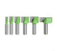 1 broca de fresado inferior de 12,7 mm para grabado de carpintería en centros de mecanizado CNC y recortadoras (25 mm)