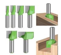 1 broca de fresado inferior de 12,7 mm para grabado de carpintería en centros de mecanizado CNC y recortadoras (14 mm)