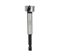 1 broca Forstner de 19 mm, vástago hexagonal de 1/4 pulgadas, acero al carbono, para madera, MDF, fabricación de muebles