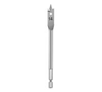 1 broca plana con revestimiento de titanio for abrir placas de madera, taladro eléctrico de mano, broca de carpintero con vástago hexagonal, broca for carpintería(14mm)