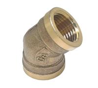 1" BSP Female Thread 45 Degree Elbow Brass Pipe fitting