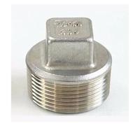 1"" BSP male Threaded Connection 304 stainless steel Pipe Fitting Countersunk square head