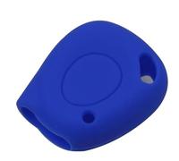 1 Btns Funda Silicona For Llave para Renault para Megane para Scenic para Clio para Laguna para para Espace para Twingo para Kangoo para Master(Darkblue)