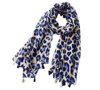 1 Bufanda Con Estampado De Leopardo, Bufanda Clásica Con Patrón De Moda, Bufanda Retro, Bufanda Cálida, Bufanda Larga, Bufanda Suave Para Mujer