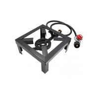 1 Burner Portable Camping Stove Single Burner Propane Gas Cooker Cast Iron Burner Outdoor BBQ Grill