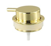 1 cabezal de bomba de ABS para lociones de ABS para el cuidado de la piel (dorado)