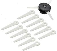 1 * Cabezal de cortacésped + 12 * cuchillas de plástico Cabezal de cortacésped Cuchilla desbrozadora for STIHL POLYCUT 6-3 FS38 FS40 FS45 FS46 FS50 Jardín Césped Cortacésped Cabezal desbrozadora Blad