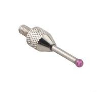 1 cabezal de sonda de medición CNC con conexión M2.5, punta de bola de 2 mm y eje de porcelana para una ubicación precisa de las piezas y verificación de configuración (M2.5XD2XL10)