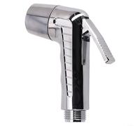 1 cabezal rociador de bidé de inodoro de mano con gatillo, conector G1/2, práctico para uso sanitario y limpieza del hogar