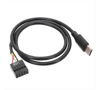 1 cable USB de 9 pines a USB tipo C para computadora a pantalla LCD USB-C