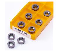 1 caja/10 piezas de cortadores de insertos de torneado de carburo CNC, RPMW1003 MO VP15TF herramienta de torneado de metal interno circular máquina CNC herramienta de inserto de torneado de carburo