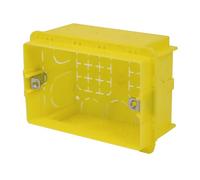 1 caja 503 empotrable de 104 x 74 x 53,5 mm, rectangular para 3 módulos, caja de empotrar, montaje en pared, caja de distribución y derivación