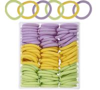 1 Caja Coleteros Decorativos Pelo Niña, Elásticos de Nailon | Caja Diseño Dulce, Fácil de Poner y Quitar, No Daña el Cabello, para Peinados Infantiles