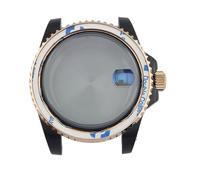 1 Caja de 40,5 mm for NH35, Lupa Plana, Cristal de Zafiro, Correa for NH35, Accesorios for Reloj, Piezas compatibles con el Movimiento NH35.(Case 11)