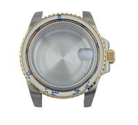 1 Caja de 40,5 mm for NH35, Lupa Plana, Cristal de Zafiro, Correa for NH35, Accesorios for Reloj, Piezas compatibles con el Movimiento NH35.(Case 6)