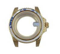 1 Caja de 40,5 mm for NH35, Lupa Plana, Cristal de Zafiro, Correa for NH35, Accesorios for Reloj, Piezas compatibles con el Movimiento NH35.(Case 9)