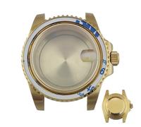 1 Caja de 40,5 mm for NH35, Lupa Plana, Cristal de Zafiro, Correa for NH35, Accesorios for Reloj, Piezas compatibles con el Movimiento NH35.(Case 10)