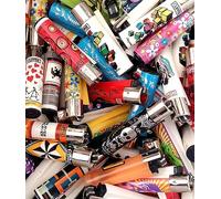 1 Caja de 48 mecheros clipper dIVERSOS DIBUJOS. Recargables. Nuevos.