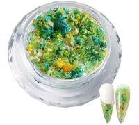 1 caja de abalorios de flores secas para uñas mixtas, arte de primavera, suministros de fabricación de uñas, decoración de manicura, decoración de uñas