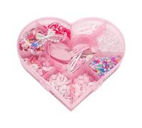 1 caja de decoraciones de resina 3D para mujeres y niñas, diseños artísticos, pinzas para el pelo, accesorios fáciles de usar