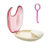 1 caja de frenos, 1 extractor de frenos, caja de protección bucal, caja fija rosa, recipiente para prótesis, caja de recuerdos dentales