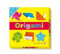 1 Caja de Origami Inglés, 40 Hojas de Papel para Plegar, una Caja que Contiene 69 Modelos de Origami Fáciles con Diagramas de Enseñanza, Mejora la Habilidad Práctica