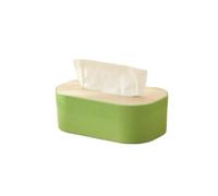 1 Caja de pañuelos de Estilo Sencillo con Tapa de Madera for el hogar, la Sala de Estar, el Escritorio, la servilleta y el baño.(Green)