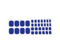 1 caja de pegatinas de gel para manicura y pedicura, suministros para cuidado de las uñas, detalles de uñas de color sólido para uso diario, fácil aplicación, solución de manicura rápida