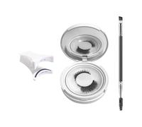 1 Caja De Pestañas Postizas Magnéticas Y 1 Cepillo De Cejas De Dos Cabezas, Juego De Herramientas De Belleza, Diseño Natural, Adecuado Para El Peinado Del Maquillaje De Ojos.