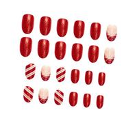 1 caja de pezuñas postizas reciclables para fiestas de vacaciones e incidentes de celebración, color rosa brillante inteligencia computacional, plan francés