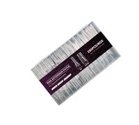 1 Caja De Puntas De Extensión De Arte De Uñas Tipo Sándwich Ovaladas Para Un Ajuste Natural Materiales ABS Cómodos Uñas Naturales De Larga Duración