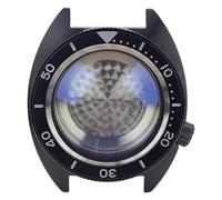 1 Caja de Reloj for Hombre de 41 mm, Repuesto de Cristal for Movimientos NH35, NH36, NH34 y NH38, Esfera de 28,5 mm.(Pure Black Chapter 1)